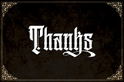 TEQUILERO, a Blackletter Font by jakejarkor (Thumbnail 8 of 8)