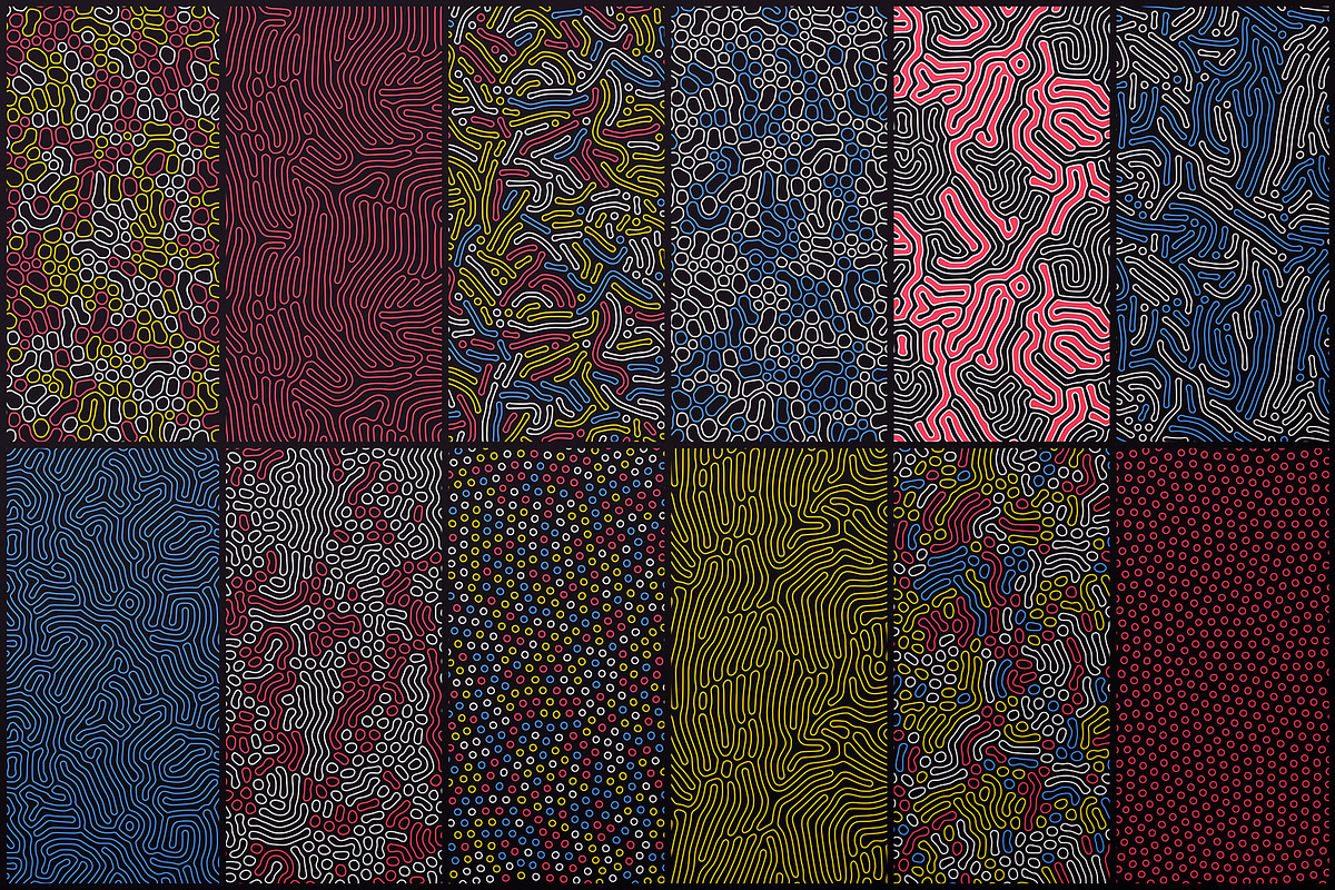 24 Organic Seamless Patterns Set, a Pattern Graphic by Krolja (Photo 3 of 5)