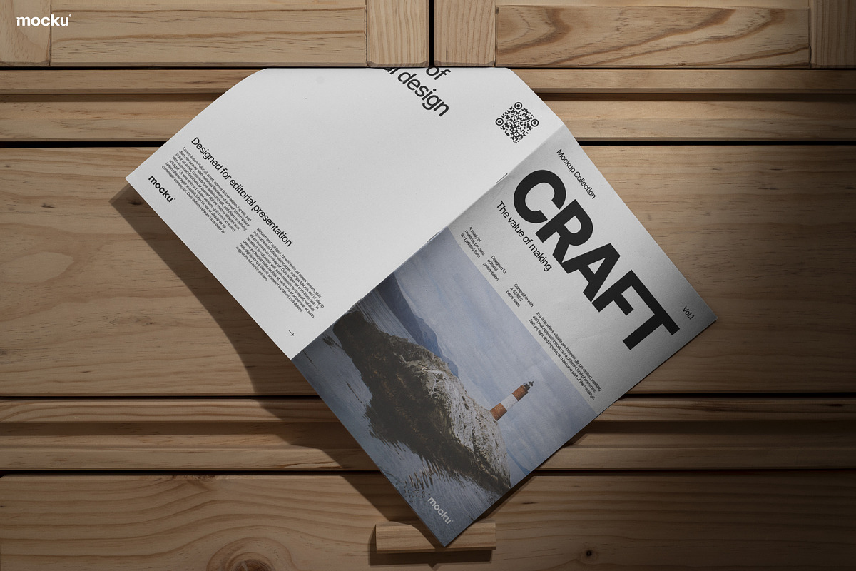 Newsprint Magazine Mockup Set, a Books & Magazine Mockup by Mocku (Photo 2 of 21)