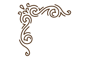 Line curl corner.