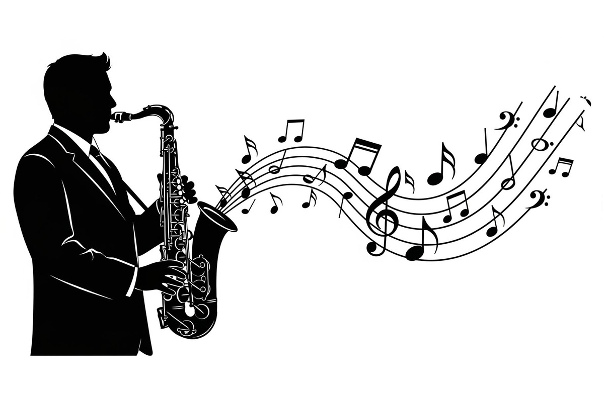 Saxophone Music Love Vector Bundle, an Illustration by Designs_River (Photo 16 of 51)