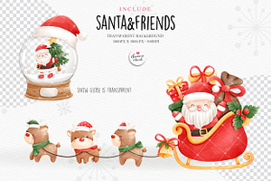 Christmas Clipart, Santa Claus