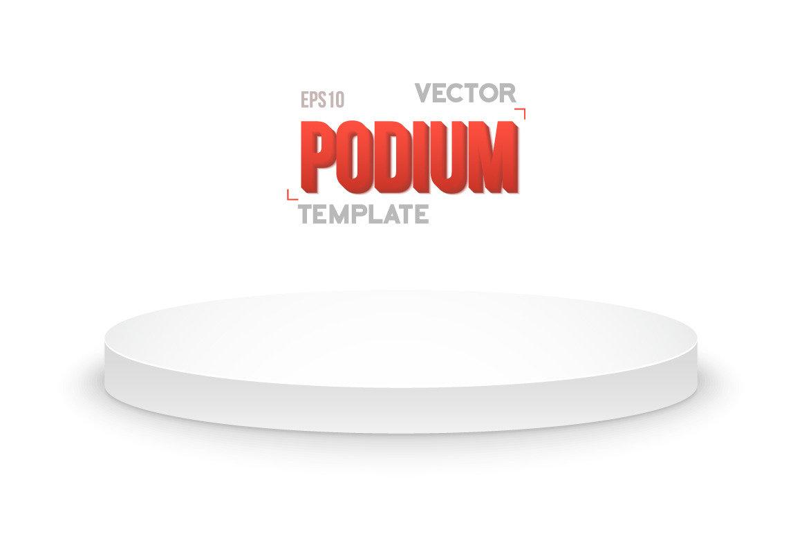 Winner Podium Vector Stage Isolated by Razzers  Creative Market