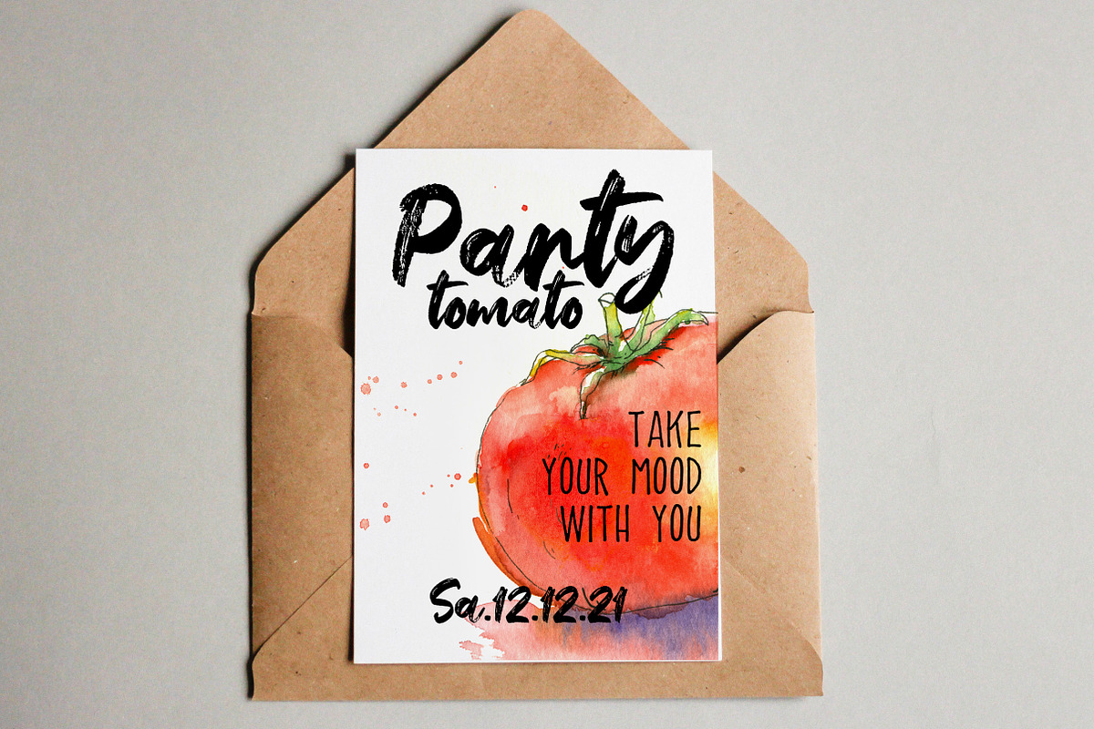 Watercolor vegetables, a Food Illustration by iri-illustration (Photo 10 of 12)