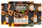 Barbecue flyer Menu, a Flyer Template by imadeDesign (Thumbnail 1 of 3)