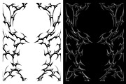 Chrome Tribal Borders and Shapes, an Object Graphic by BonkiStudio (Thumbnail 4 of 9)