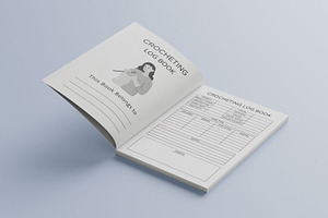 Crocheting Log Book Canva Template