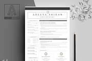 Modern Resume Template | Shihab, a Resume Template by AdeevaResume (Thumbnail 3 of 4)