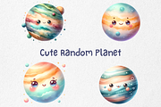 Cute Space Object Clipart, an Education Illustration by jvxvxnism (Thumbnail 13 of 16)