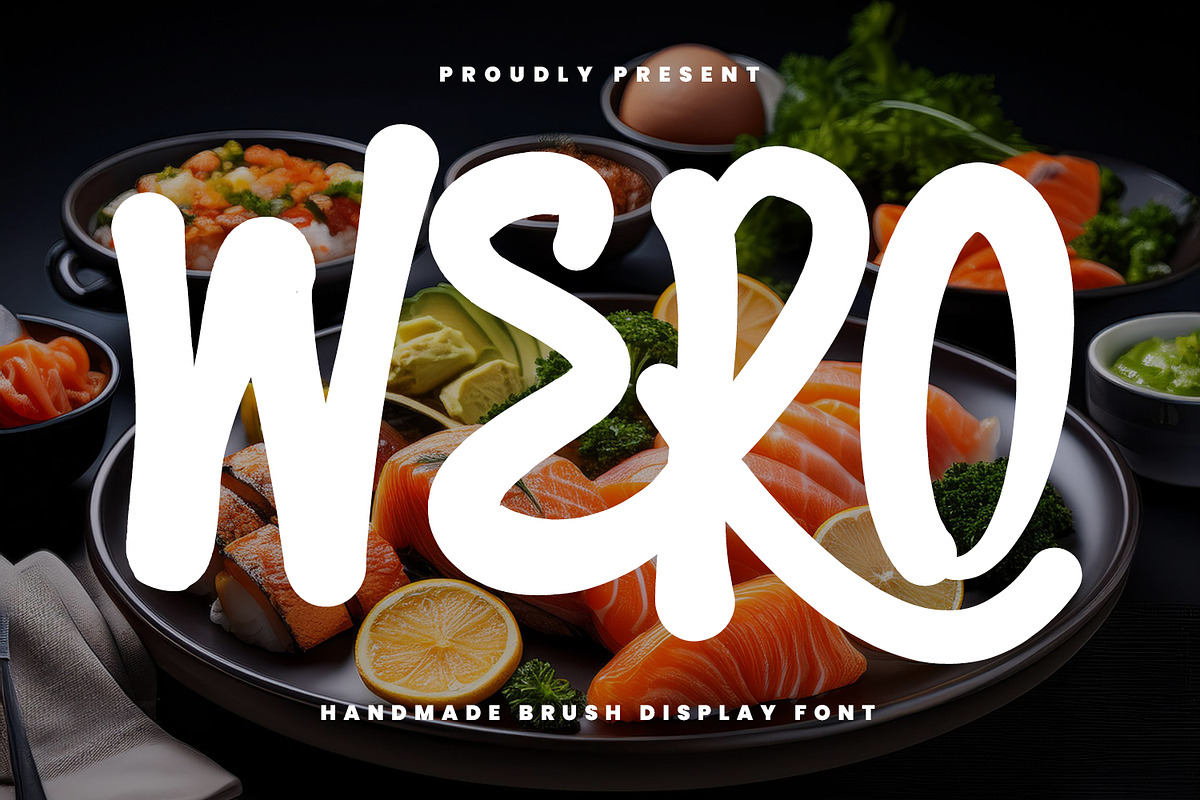 Wero Handmade Brush Display Font, a Handwritten Font by Maulana Creative (Photo 1 of 6)