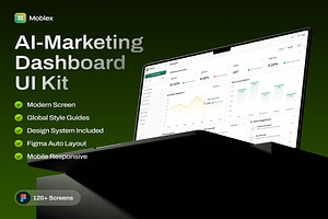 AI Marketing Dashboard UI Kit, an UI Kit Template by Creative Perspective
