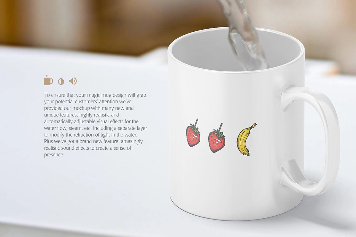 Magic Mug Animated Mockup, a Cups & Container Mockup by rebrandy