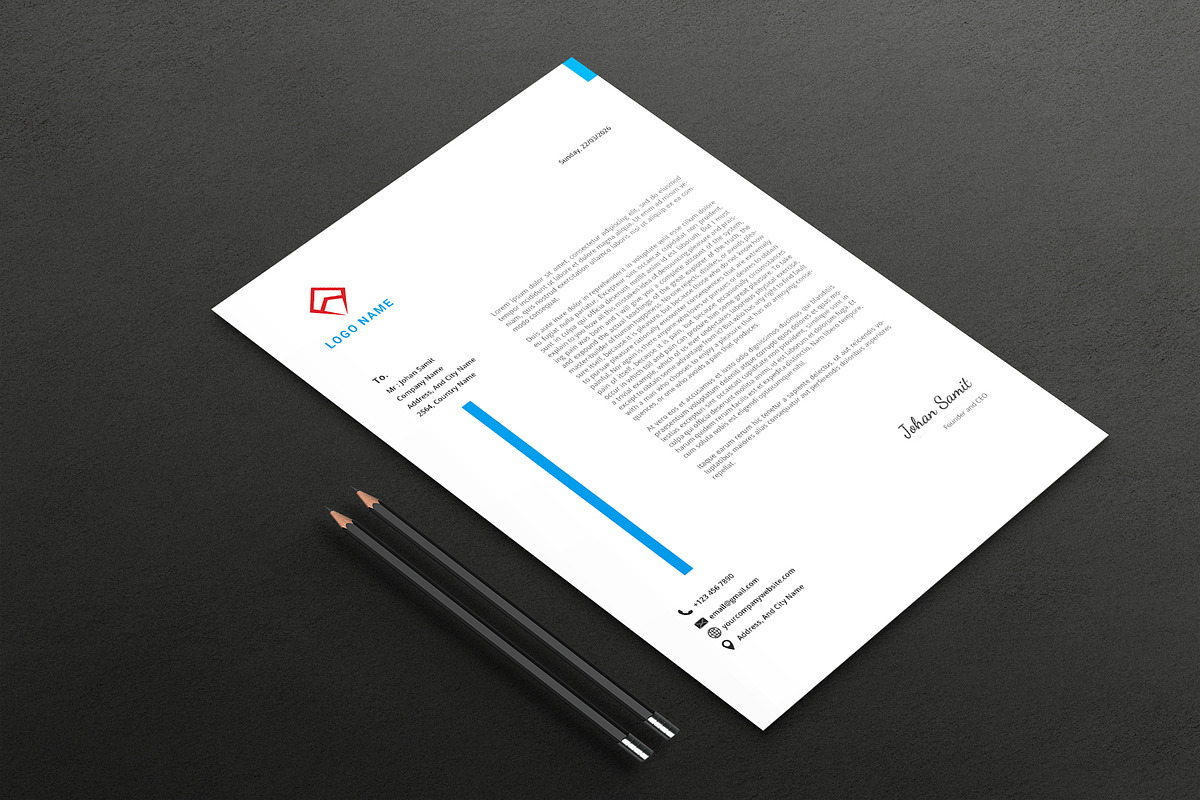 Business Invoice & Letterhead, a Stationery Template by Design Zone (Photo 5 of 6)