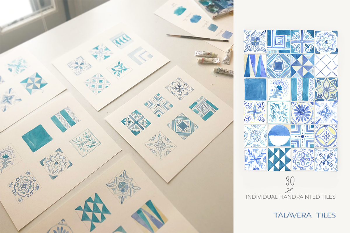 Talavera Pattern Creator, a Decorative Illustration by KLUGE+CO (Photo 6 of 7)