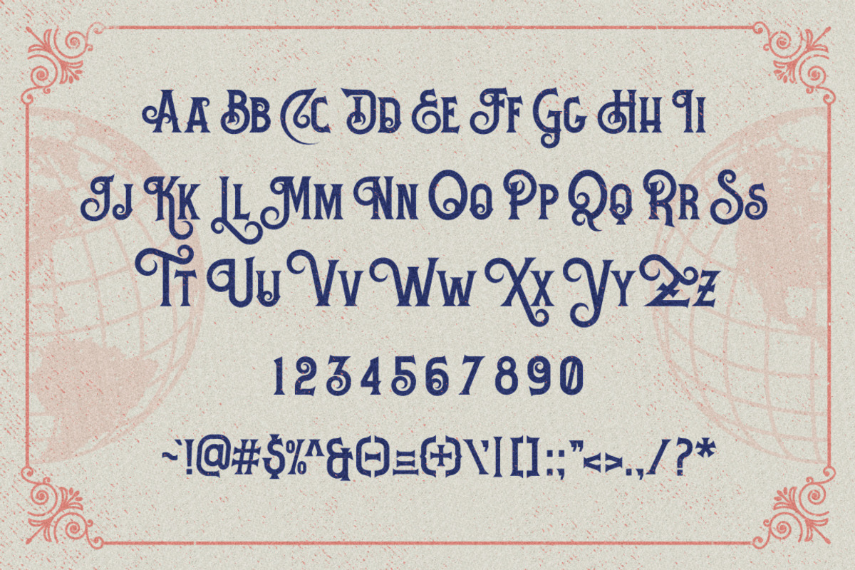 Hemera Vintage Branding font preview 2