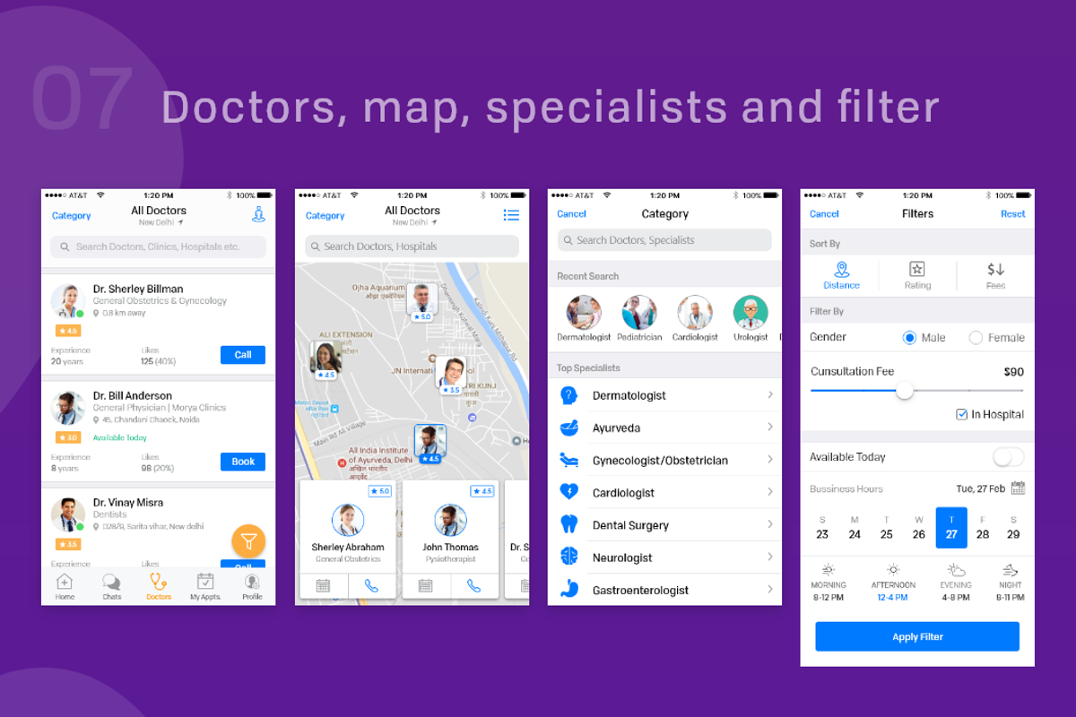 Healthcare Patient UI KIT, an App Template by UX Design Master (Photo 13 of 14)