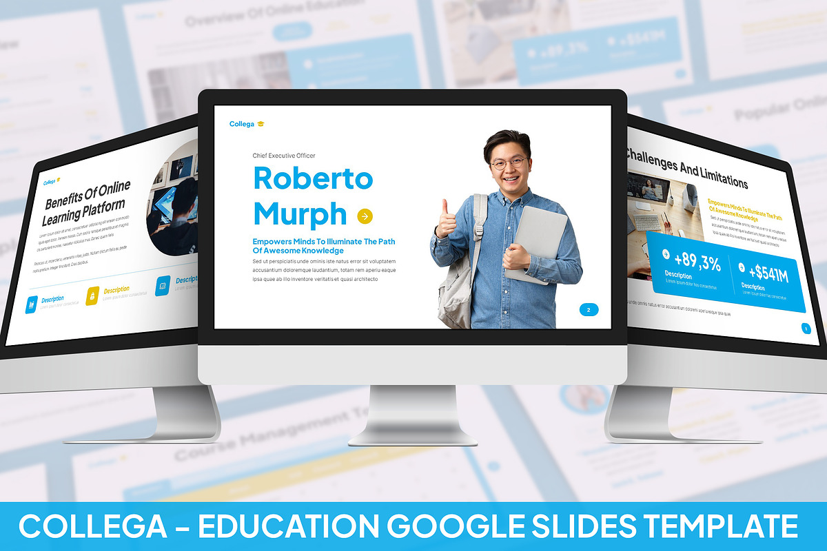 Collega - Google Slides Template, a Presentation Template by SlideFactory
