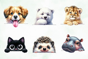 Quirky Peeking Animal PNG Clipart, an Illustration by Creative Art (Thumbnail 6 of 9)