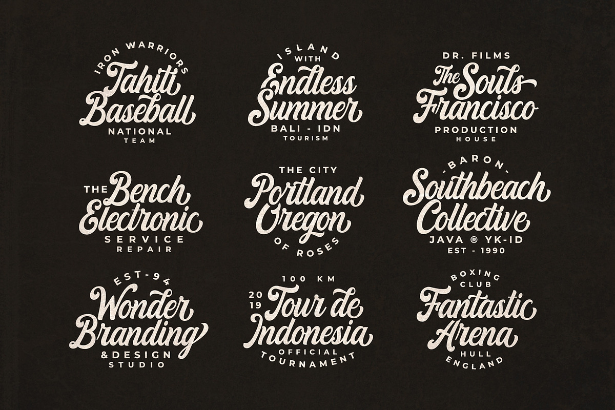 Everland Script, a Script Font by Wacaksara Co. (Photo 2 of 9)