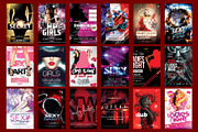 20 Sexy Party Flyer Bundle, a Social Media Template by PopotLane (Thumbnail 2 of 3)