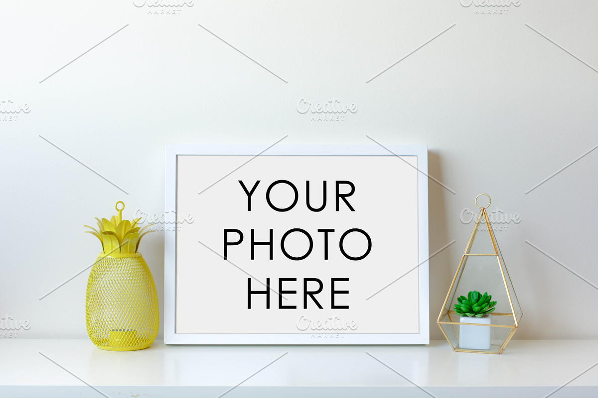 10 Minimalist White Mockup Frames, a Packaging Mockup by F R A M E D // SUPPLY CO. (Photo 5 of 11)