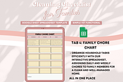 Cleaning Checklist for Families, a Templates & Theme by bellaROSEworkshop (Thumbnail 8 of 10)