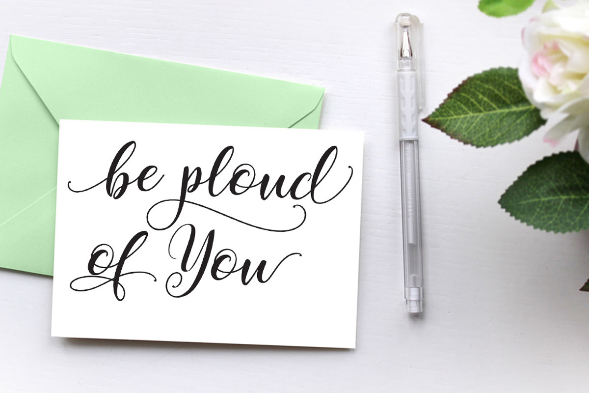 Bottomline, a Script Font by yanindesign (Photo 10 of 13)