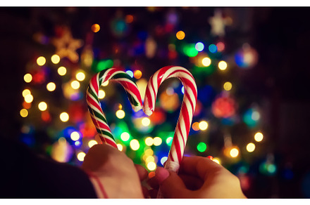 Christmas lollipops on the, a Holiday Photo by yanadjana
