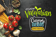 Vegan&Vegetarian Overlays, an Animal Illustration by Nina's Illustration Shop (Thumbnail 1 of 9)