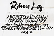 Rihon Liz, a Handwritten Font by pineungtype (Thumbnail 6 of 6)