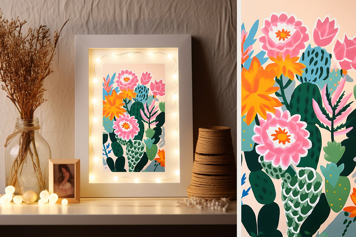 4 happy muti-color art print, a Decorative Illustration by ARTOZEN DIGITAL (Photo 6 of 13)