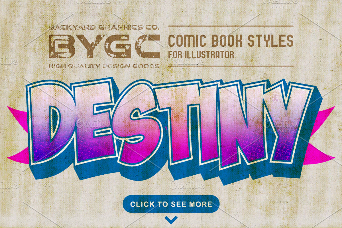 SuperComic - Vector Text Effects, an Action Add-On by BackYard Graphics Co. (Photo 8 of 18)