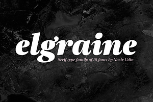 Elgraine 18 Fonts