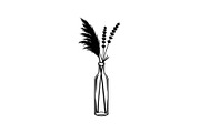 Pampas Grass Bottle Vase Bundle, an Illustration by Gaye Art (Thumbnail 27 of 31)