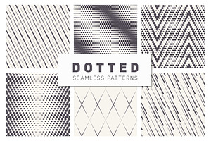 Dotted Seamless Patterns. Set 1