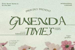 Gwenda Time - Serif Font