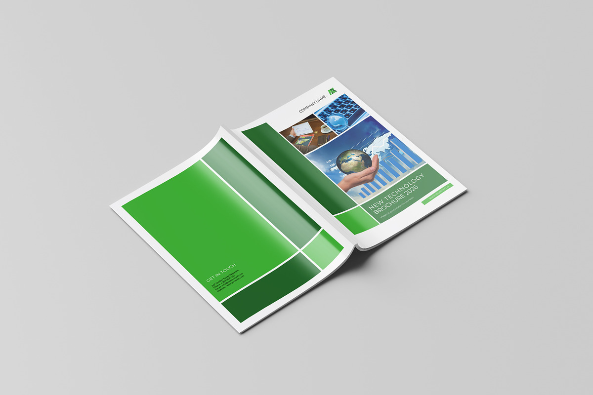 Technology Brochure Template, a Brochure Template by retrographix (Photo 9 of 10)