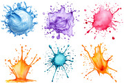 Watercolor Splash Blob Clipart, an Illustration by Designworld (Thumbnail 4 of 6)