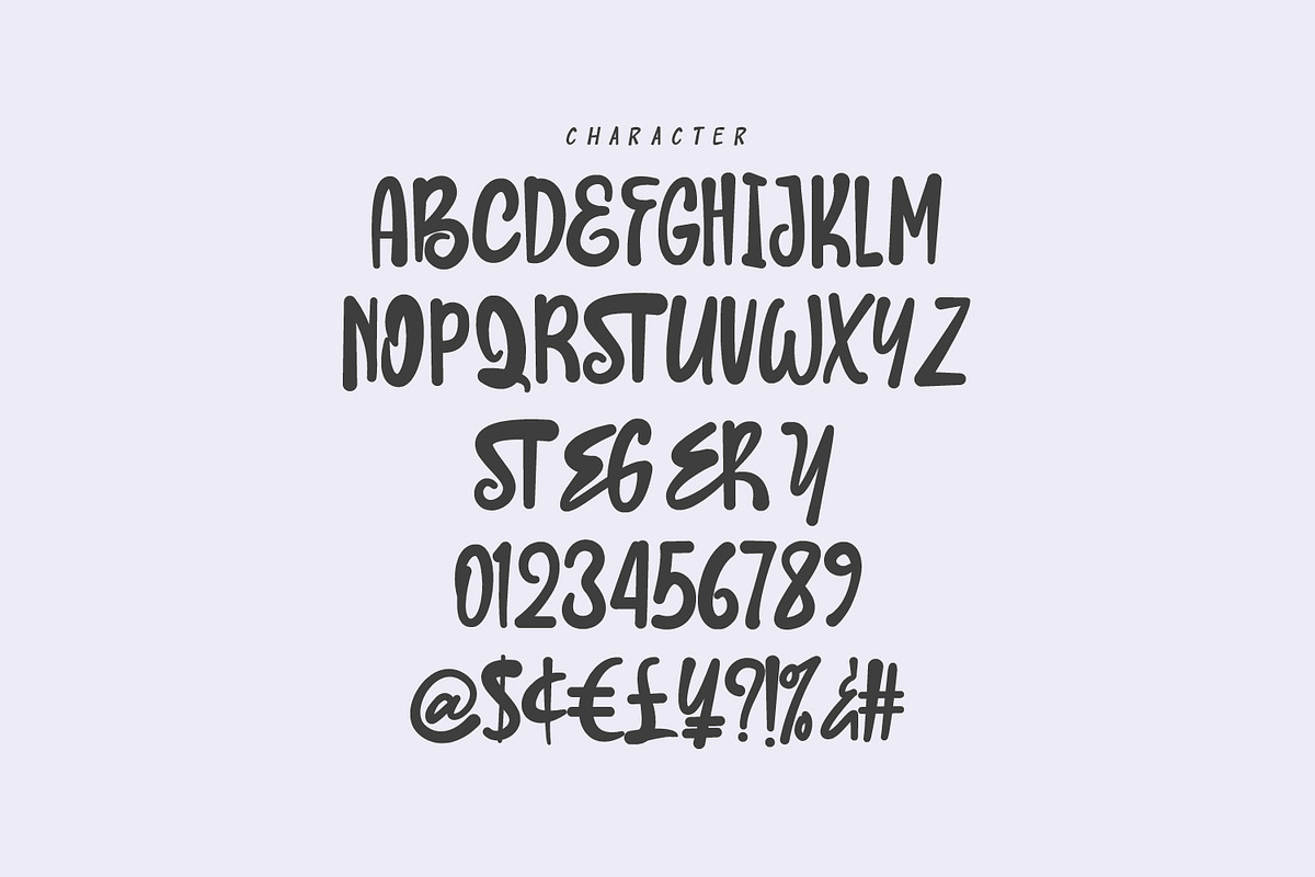 Stego Coyer Authentic Graffiti Brush, a Handwritten Font by Maulana Creative (Photo 5 of 7)