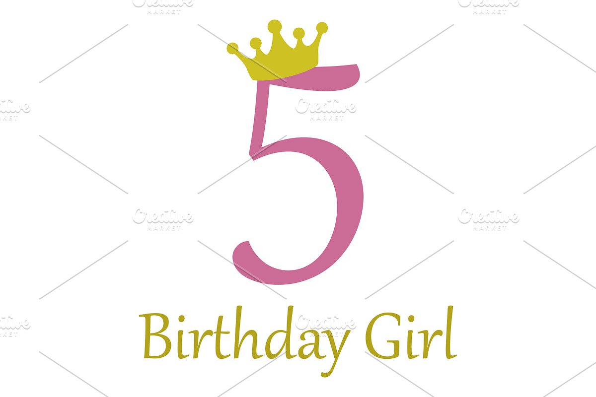 5th birthday girl, an Illustration by Mark1987