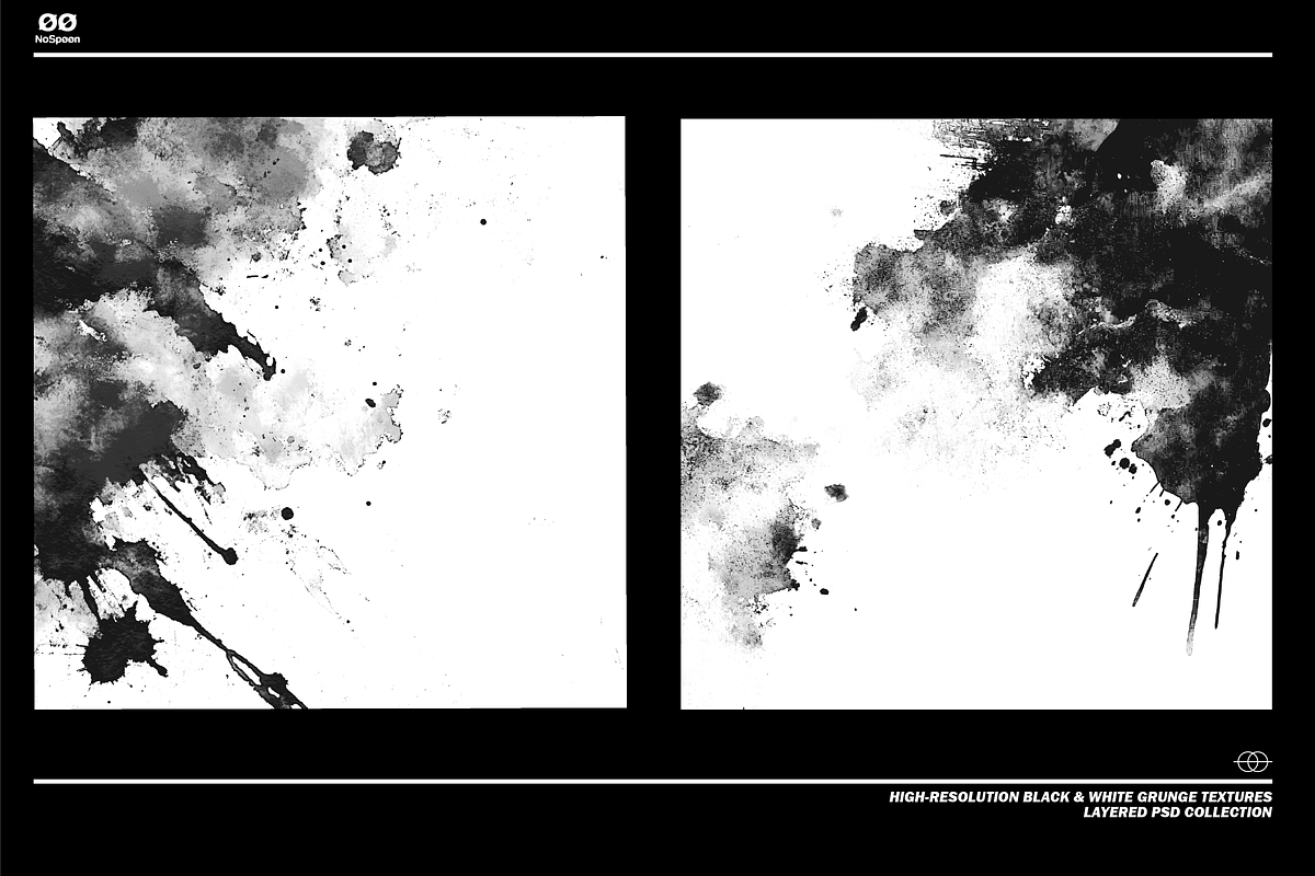 Black & White Grunge Textures, a Graphic by NoSpoon Design (Photo 3 of 3)