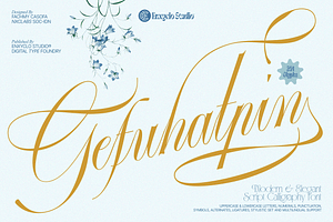 GEFUHATPIN — Elegant Calligraphy