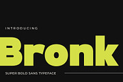 PGR Bronk - Bold Font, a Sans Serif Font by Pikgura (Thumbnail 1 of 6)