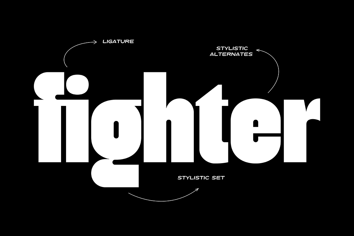 Rafigen Display, a Font by A.Budianto (Photo 5 of 9)