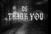 MASK DEATH, a Blackletter Font by dansdesign (Thumbnail 6 of 6)