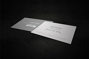 Retro Business Card 01, a Business Card Template by Mockups by Carlos Viloria (Thumbnail 3 of 5)