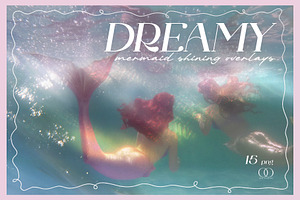 Dreamy Mermaid Shining Overlays