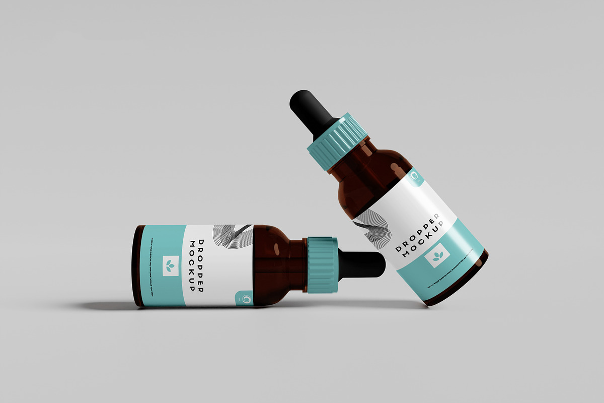 Dropper Bottle and box mockup, a Mockup by Graphic_world89 (Photo 6 of 12)