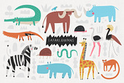 Safari: jungle animals and plants, an Animal Illustration by Olia (Thumbnail 3 of 15)