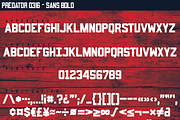 Predator 0316 - Full Family, a Sans Serif Font by Eargle Design, LLC (Thumbnail 7 of 20)